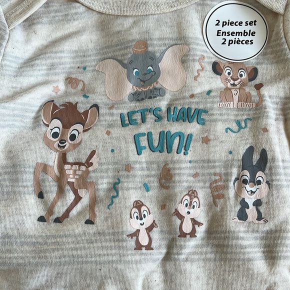 NWT - Disney 100 Chip and Dale and friends two piece set. Size 0-3 months. - Picture 3 of 6